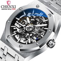 ZZOOI CHENXI Automatic Mens Watches Top Brand Mechanical Tourbillon Wrist Watch Waterproof Business Stainless Steel Sport Mens Watches