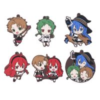 Mushoku Tensei: Jobless Reincarnation Anime Rudeus Greyrat Roxy Migurdia Eris Boreas Sylphiette Rubber Keychain