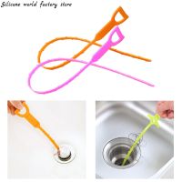 【hot】 Silicone world Sink Pipe Drain Cleaner Pipeline Hair Cleaning Shower  Sewer Clog Plastic Dredging Tools