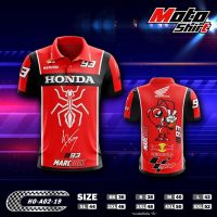 （all in stock）  MOTOSHIRT เสื้อโปโล HONDA HO-A02-19