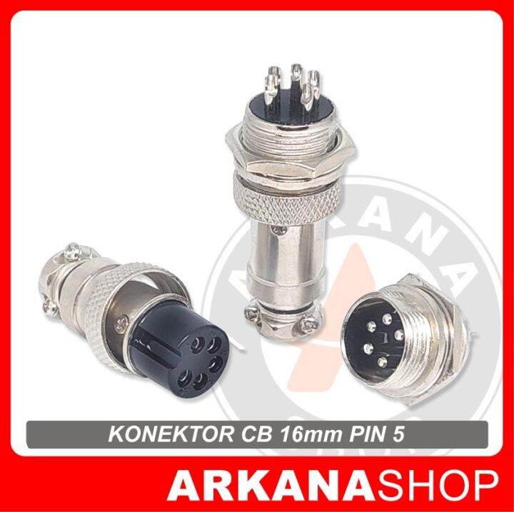 KONEKTOR CONNECTOR CB 5 PIN 16MM | Lazada Indonesia
