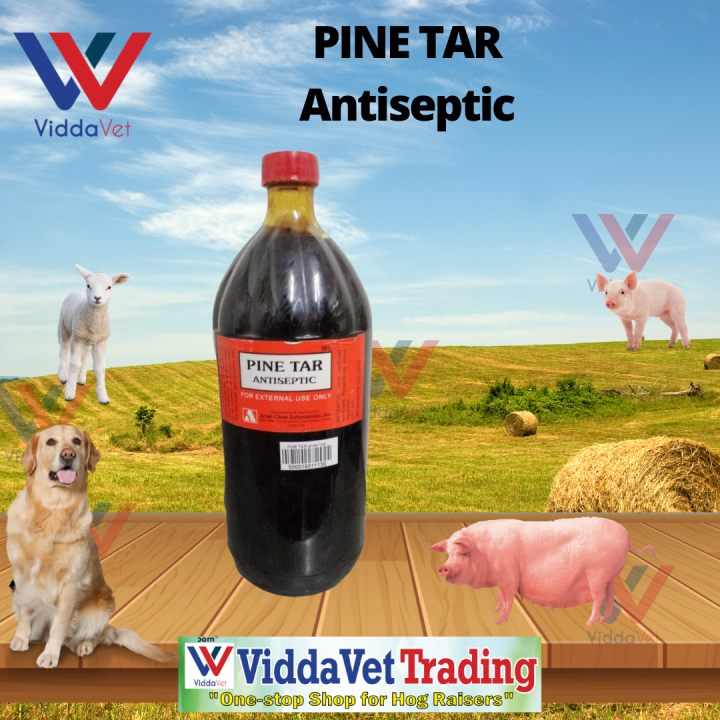 1 bot Pine Tar 1ltr Cover wounds on sheep, goats and guardian dogs to
