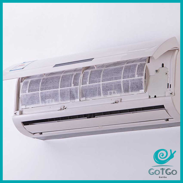 gotgo-แผ่นกรองอากาศ-แผ่นกรองฝุ่น-ช่วยกรองฝุ่นขนาดเล็ก-pm-2-5-air-conditioning-filter-มีสินค้าพร้อมส่ง