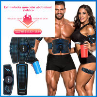 Electric Abdominal Muscle Stimulator Slimming Massage Unisex Trainer EMS Exercise Muscle Body Training