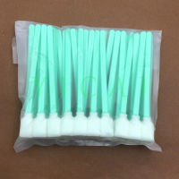 50ชิ้นฝุ่นฟรี Swabs Roland Clening ติดหัวพิมพ์ฟองน้ำหัวพิมพ์สะอาดไม้กวาดติดหัวพิมพ์ตัวทำละลายหัวแบนฟองน้ำติด