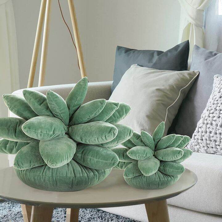 succulent-pillow-succulents-cactus-pillow-cute-succulents-for-garden-or-green-lovers-or-bedroom-room-home-decoration