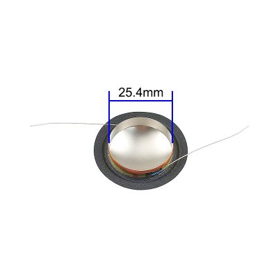 ‘；【-【 4Ohm 25.4Mm Tweeter Voice Coil Imported Titanium Film + Silk Membrane 25.5 Core White Aluminum Frame For JBL 026TS Speaker 2PCS