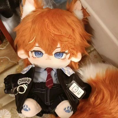 20CM Game Anime Genshin Impact Cosplay Fatui Tartaglia Childe Cute Adorable Dress Up Tail Doll Clothing Plush Toy For Kids Gifts