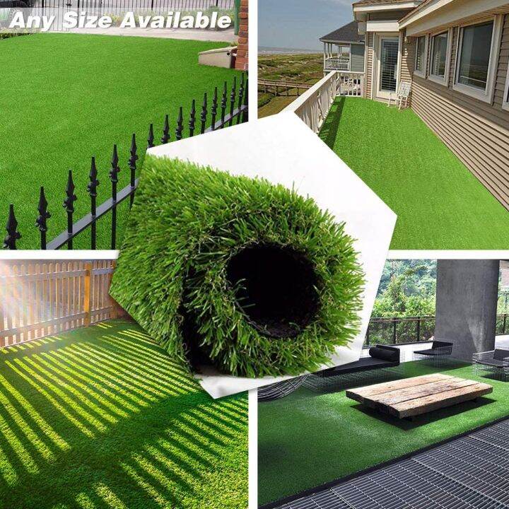 35MM Deluxe Artificial Grass Synthetic Thick Lawn Turf Carpet Lazada PH