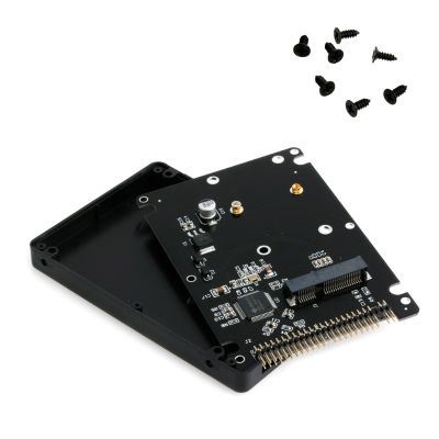 202144PIN mSATA to 2.5" IDE HDD SSD mSATA to PATA Adapter Converter Card with Case 10*7*0.9cm
