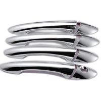 Funduoo สำหรับ Hyundai Sonata Ye I45 Yf Chrome Abs ในรถยนต์ที่จับประตูจับแผ่นครอบ2011 2012แต่งรถ