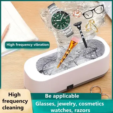 Shop Ultrasonic Cleaning Machine 45000hz High Frequency Vibration Wash  Cleaner Washing Jewelry Glasses Watch Washing Small Ring with great  discounts and prices online - Dec 2023