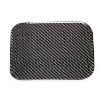 Car Soft Carbon Fiber Fuel Tank Cap Sticker Cover Trim for Toyota Highlander 2009-2013