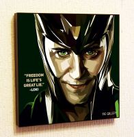 Loki ภาพแนวซูเปอร์ฮีโร่,สติกเกอร์ติดผนังคำพูดสร้างแรงบันดาลใจแนวป๊อปอาร์ต S ภาพเหมือนภาพวาดที่มีชื่อเสียงกรอบ