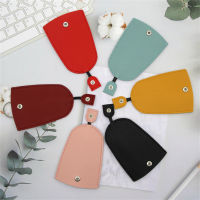 Keychain Wallet Pull Type Key Case PU Leather Key Container Leather Key Holder Car Key Bag Unisex Key Pouch