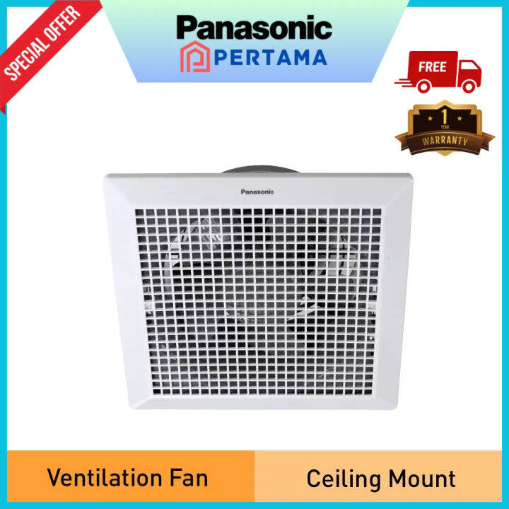 PANASONIC 10 Inch 25cm Ceiling Mount Ventilation Fan Office Bedroom