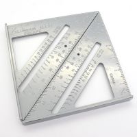 Hot Selling Measurement Tool Triangle Square Ruler Aluminum Alloy Speed Protractor Miter For Carpenter Tri-Square Line Scriber Saw Guide