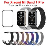 ❉❐♀ Dla Xiaomi Mi Band 7 Pro metalowy pasek bezśrubowy opaska ze stali nierdzewnej bransoletka dla Miband 7 Pro Mi band7 Pro Correa pasek