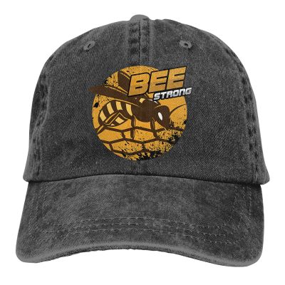 Bees Beehive Beekeeper Motivational Honeybee Bee Strong Baseball Cap cowboy hat Peaked cap Cowboy Bebop Hats Men and women hats