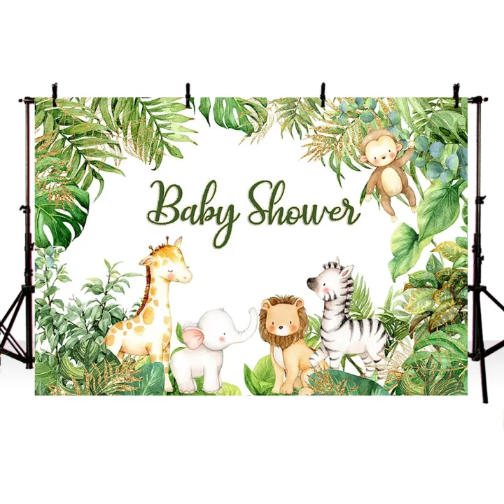 Safari Theme Party Backdrop Jungle Animals Birthday Background for Photo  Booth Wild One Kids Birthday Party Supplies Photocall | Lazada PH