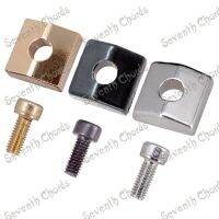 WK-A Set Locking Nut Block &amp; Clamp Hex screw For Electric Guitar Tremolo Bridge Double Locking Systyem-Chrome &amp; Black &amp; Gold choose