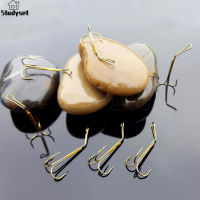 Studyset IN stock Steel Fishing Treble Hook Bent Extended Handle High Strength Anchor Hook Wire Diameter 0.7mm