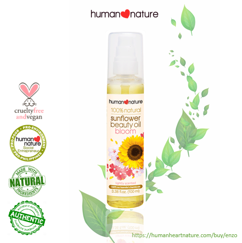 Human Nature Sunflower Beauty Oil Bloom 100ml Lazada PH