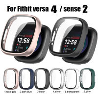 เคส Fitbit Versa 4 Case สําหรับ Fitbit Sense 2 ป้องกัน หน้าจอ 9H กันรอ อุปกรณ์สำหรับนาฬิกา