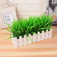 【Approving】ประดิษฐ์ PlantGrass DecorBonsaiPlant FakePotted สำหรับงานแต่งงานตกแต่ง BonsaiGrass