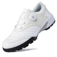 New Mens Women Golf Shoes Mens Golf Training Shoes Outdoor Sports Shoes Leather Mens Shoes Women Golf Shoes