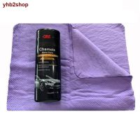 WTD ผ้าชามัวร์ 3M Chamois ซับน้ำ 66x43cm Auto Care Wipe ผ้าเช็ดรถ  ผ้าชามัวร์อเนกประสงค์