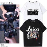 2023High quality new style original Leica M6 film rangefinder camera photography lovers t-shirt short sleeve ins trendy brand niche art short sleeve top