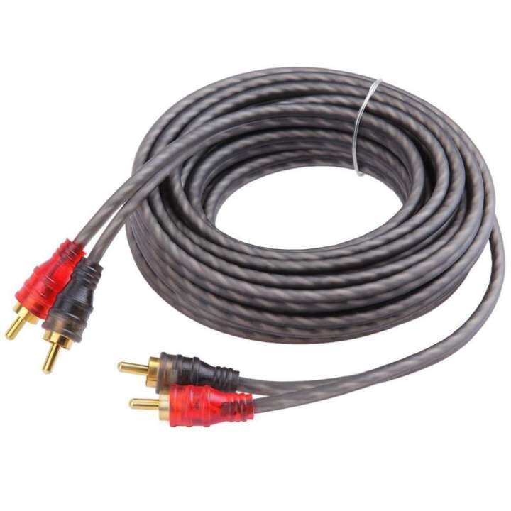 2.0M RCA Cable Car Stereo Amplifier Audio Cable Lazada