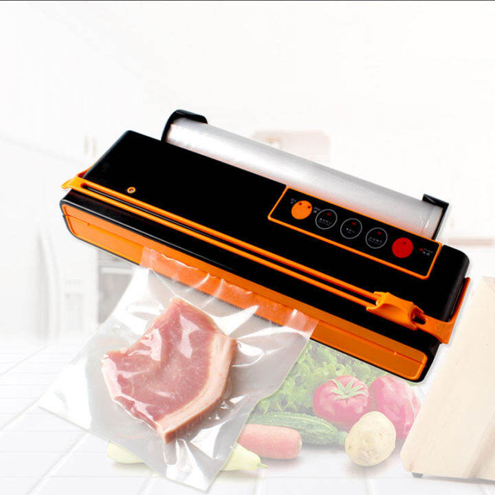 Electric Vacuum Food Sealer Packaging Machine Own Cutting Knife Bag