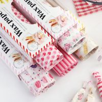 10/50PCS Wax Paper Food Grade Grease Paper Food Wrappers Wrapping Paper For Bread Candy Cake Burger Fries Oilpaper Baking Tools