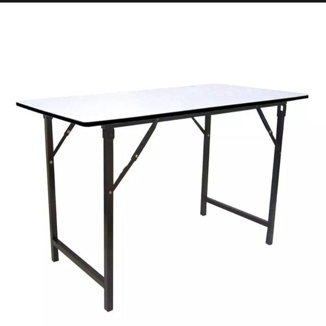 ปังปุริเย่-โต๊ะทำงานพับได้-60-90-75-พร้อมส่ง-โต๊ะ-ทำงาน-โต๊ะทำงานเหล็ก-โต๊ะทำงาน-ขาว-โต๊ะทำงาน-สีดำ