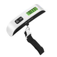 50kg/110lb Portable Mini Suitcase Scale Household Digital Display Scale Applied Aircraft Luggage Outdoor Scale Weighing Balance Luggage Scales