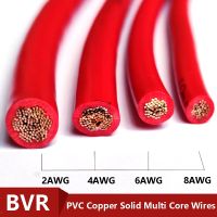 hot【cw】 BVR 2 4 6 8awg 10 16 25 35mm² Core Wires Electrical 220V Fireproof Soft Wire