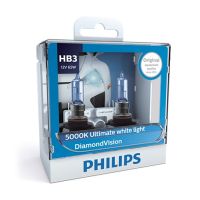 PHILIPS หลอดไฟรถยนต์ Diamond Vision 5000K HB3