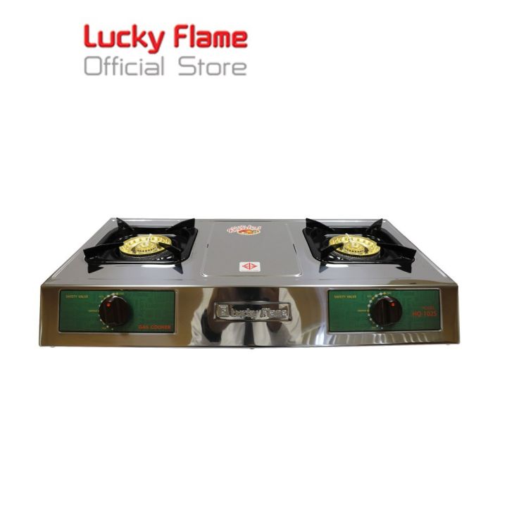 lucky-flame-ลัคกี้เฟลม-hq-102s-hq102s-สเตนเลสทั้งตัว-ขายดีที่สุด-หัวเตาทองเหลืองขนาดใหญ่-ไฟแรงมาก-ประกันระบบจุด-5-ปี