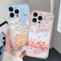 เคส TPU ใสสำหรับ iPhone 14 Plus 13 Pro Max 12 iPhone 11 XR 8 7 SE 2022รองรับการกระแทกขอบสี่เหลี่ยม