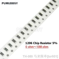 【LZ】✠¤✓  100PCS 1206 5  SMD Resistor 0R   10M 1/4W 0 1 10 100 150 220 330 Ohm 1K 2.2K 10K 100K 0R 1R 10R 100R 150R 220R 330R 1M 10M