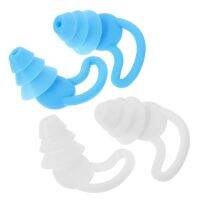 2 Pairs Earplugs For Sleep Noise Canceling Earplugs Swimming Waterproof Mute The Best Concerts Silica Gel Man Motorcycle Ear Protection