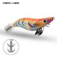 Bitak Fishing Lure 12 ซม.ส่องสว่างปลาหมึก Jig ตกปลาไม้กุ้งล่อปลาหมึกปลาหมึก Jig Hook Ringing ลูกปัดจำลองเหมือนจริง Tackle