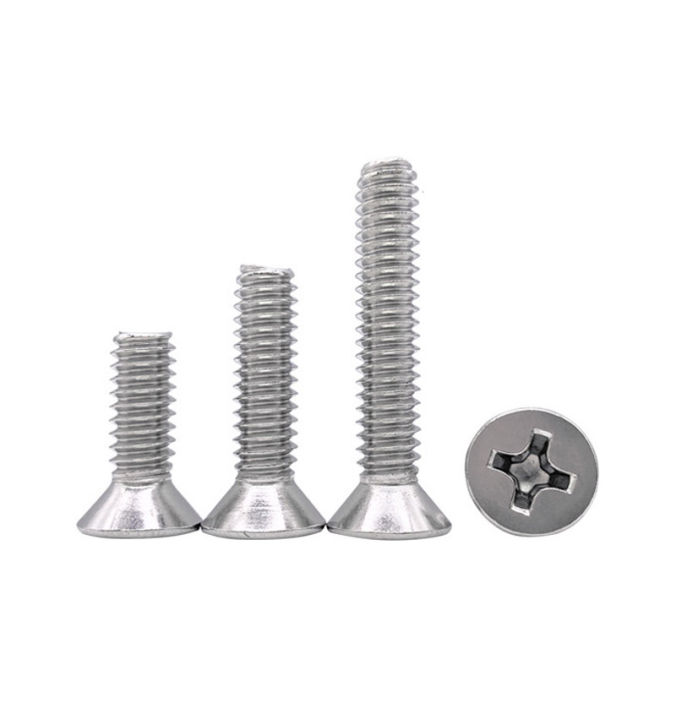 30pcs 8#-32 304 stainless steel Phillips countersunk screws cross flat head screw mechancial bolts fasten bolt GB819