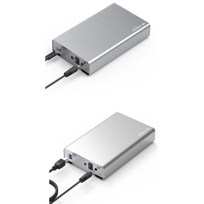 Blueendless External HDD Enclosure Aluminum SSD Box USB 3.0 Type C 3.5 SATA Hard Drive Case Box for Desktop PC 8TB