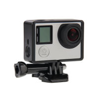 มาตรฐานป้องกันชายแดนกรอบสำหรับ Gopro ฮีโร่4 3สีดำ3กล้องกรณีป้องกันภูเขาสำหรับไปโปร3 3 4เวบแคมอุปกรณ์เสริม