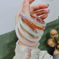 ？》：“： Natural Thin Bracelet Handcarved Agate Bangle Bracelets Women Glass Bangle Jade Jewelry Jadeite Jade Bangles Bracelet For Women