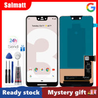 Salmatt จอ Amoled ของแท้สำหรับ Google Pixel 3 XL สัมผัสหน้าจอ LCD หน้าจอดิจิตอลสำหรับเปลี่ยนหน้าจอ LCD Google Pixel 3 XL