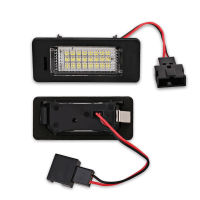 2pcs Canbus Car LED License Plate Lights 12V 6000K White No Error Number License Plate Lights For Audi Q5 A7 TT A4 A5 A6 A1 TTS